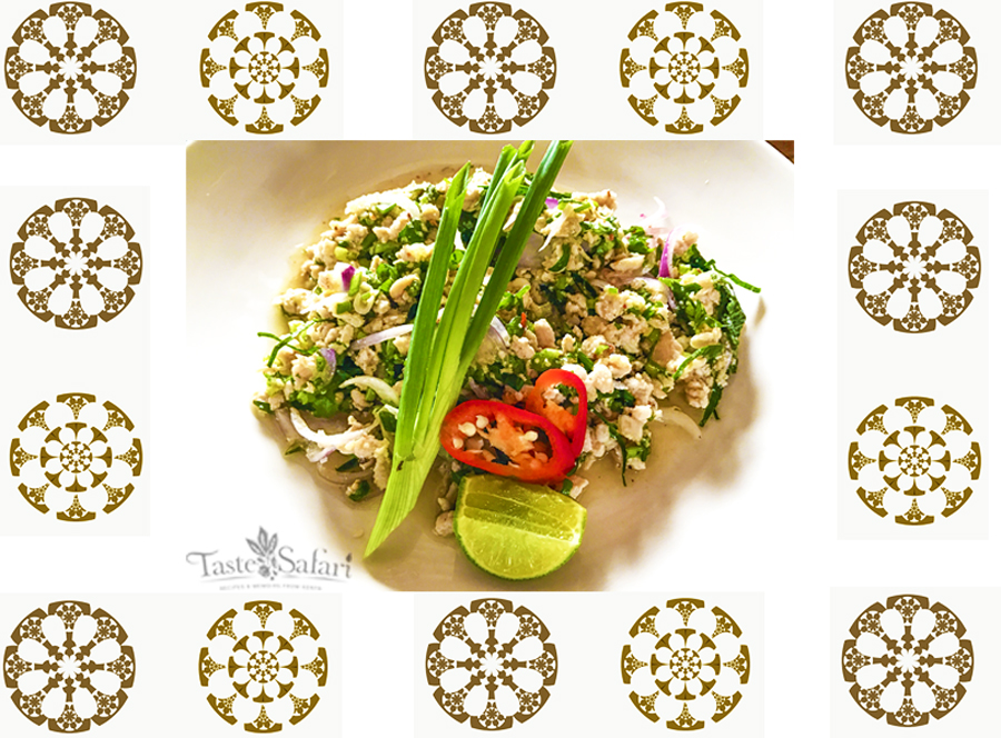 Sandy’s Thai Larb Ghai – Thai Chicken with Lemongrass and Mint